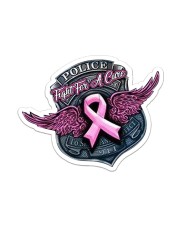 Breast Cancer Police 2 Sides Sticker tile