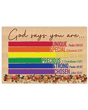 LGBT God Says You Are 17x11 Poster front