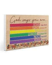 LGBT God Says You Are Gallery Wrapped Canvas Prints tile