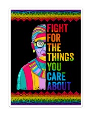 LGBT Fight For The Things You Care Flag Sticker tile