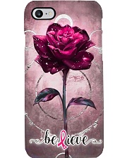 Breast Cancer Believing Rose Phone Case i-phone-7-case