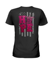 Turtle Breast Cancer 2 Sides Ladies T-Shirt tile