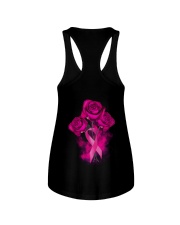 Breast Cancer Roses 2 Sides Shirt Ladies Flowy Tank tile