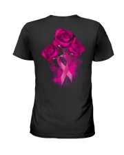 Breast Cancer Roses 2 Sides Shirt Ladies T-Shirt tile