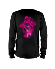 Breast Cancer Roses 2 Sides Shirt Long Sleeve Tee tile