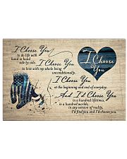 I Choose You Blue 17x11 Poster front