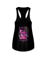 In October We Wear Pink 2 Sides Ladies Flowy Tank tile