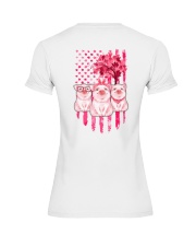 Pig Breast Cancer 2 Sides Premium Fit Ladies Tee tile