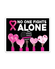 Breast Cancer - No One Fights Alone Sticker tile