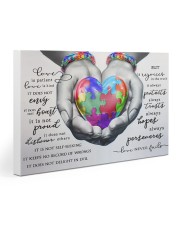 Autism - Love Never Fails Poster 30x20 Gallery Wrapped Canvas Prints thumbnail