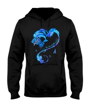 Diabetes - Dolphin No One Fights Alone Hooded Sweatshirt tile