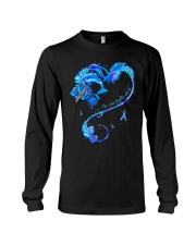 Diabetes - Dolphin No One Fights Alone Long Sleeve Tee tile