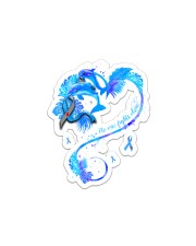 Diabetes - Dolphin No One Fights Alone Sticker tile