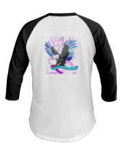 Suicide Prevention Be Strong 2 Sides Baseball Tee tile