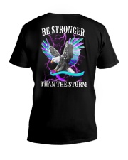 Suicide Prevention Be Strong 2 Sides V-Neck T-Shirt tile