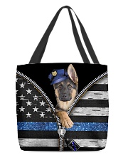 German Shepherd - Back The Blue All-over Tote front