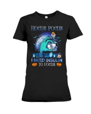 Diabetes - Hocus Pocus I Need Insulin Premium Fit Ladies Tee tile