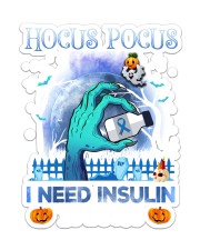 Diabetes - Hocus Pocus I Need Insulin Sticker tile
