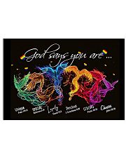 LGBT God Says You Are 17x11 Poster front