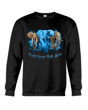 Elephants Diabetes You'll Never Walk Alone Crewneck Sweatshirt tile