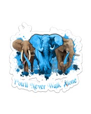 Elephants Diabetes You'll Never Walk Alone Sticker tile