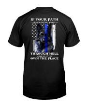 Blue Thin - If Your Path Demands You Walk 2 Sides Premium Fit Mens Tee tile