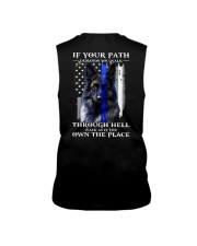 Blue Thin - If Your Path Demands You Walk 2 Sides Sleeveless Tee tile