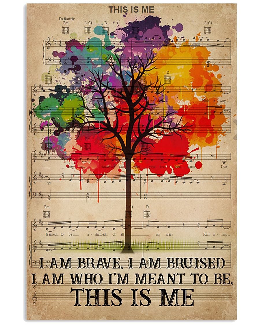 LGBT - I Am Who Im Meant To Be This Is Me 11x17 Poster