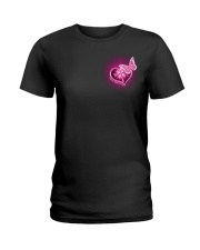 Breast Cancer God Strength 2 Sides Ladies T-Shirt tile