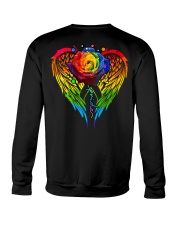 LGBT - Love Is Love Rose Crewneck Sweatshirt tile