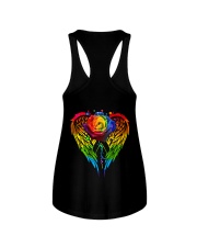 LGBT - Love Is Love Rose Ladies Flowy Tank tile