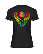 LGBT - Love Is Love Rose Premium Fit Ladies Tee tile
