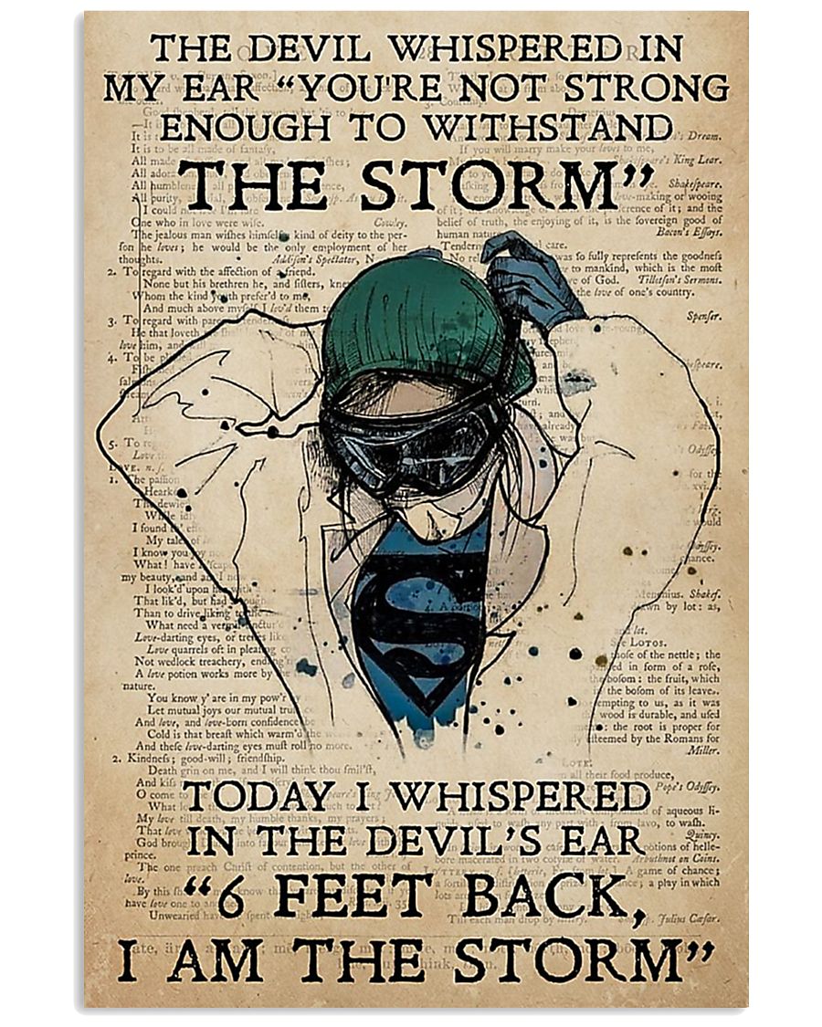 Nurse I Am The Storm 11x17 Poster