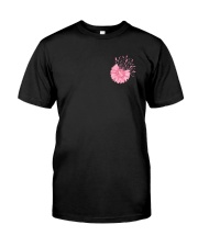 Breast Cancer Daisy 2 Sides Classic T-Shirt front