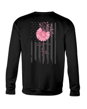 Breast Cancer Daisy 2 Sides Crewneck Sweatshirt tile