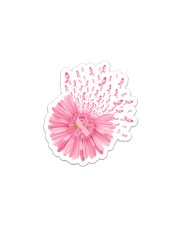 Breast Cancer Daisy 2 Sides Sticker tile