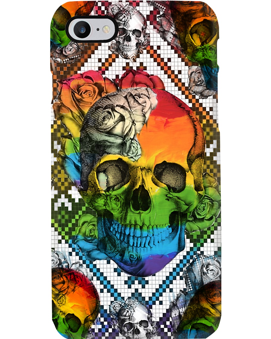 LGBT Skull Roses Phone Case Phone Case