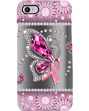 Breast Cancer - Butterfly Diamond Phonecase Phone Case i-phone-7-case