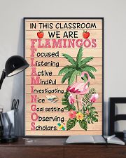 Teacher Flamingo 11x17 Poster lifestyle-poster-2