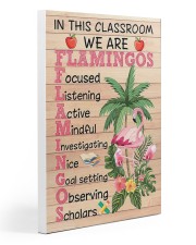 Teacher Flamingo Gallery Wrapped Canvas Prints tile