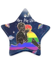 LGBT - You Are My Universe Star Ornament (Porcelain) tile
