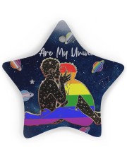 LGBT - You Are My Universe Star Ornament (Wood) tile