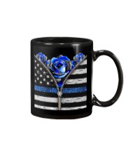 Back The Blue Roses Mug tile