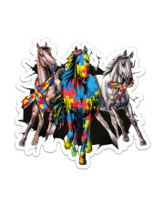 Autism Horse Crack St Sticker - Single (Vertical) front