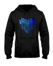 Diabetes Watercolor Heart Hooded Sweatshirt tile