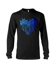 Diabetes Watercolor Heart Long Sleeve Tee tile