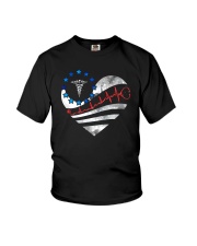 Nurse - Heart Independence Day 2 Sides Youth T-Shirt tile
