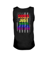 LGBT Dudes Just Taste Better 2 Sides Unisex Tank tile