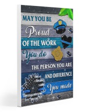 Proud Of The Work Gallery Wrapped Canvas Prints tile