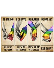 LGBT - Be Strong Poster 17x11 Poster front